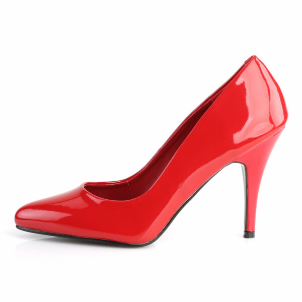 Vanity-420 Red Patent Heels Pumps Shoes for Crossdresser Plus Size