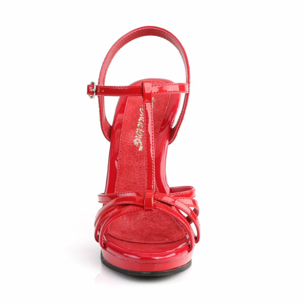 Fabulicious Flair-420 T Strap Sandal Plus Size Shoe for Crossdressers