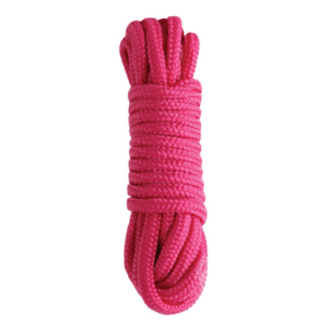 sinful nylon rope 25 ft pink bdsm bondage shibari kinky tied up restraints submissive dominant