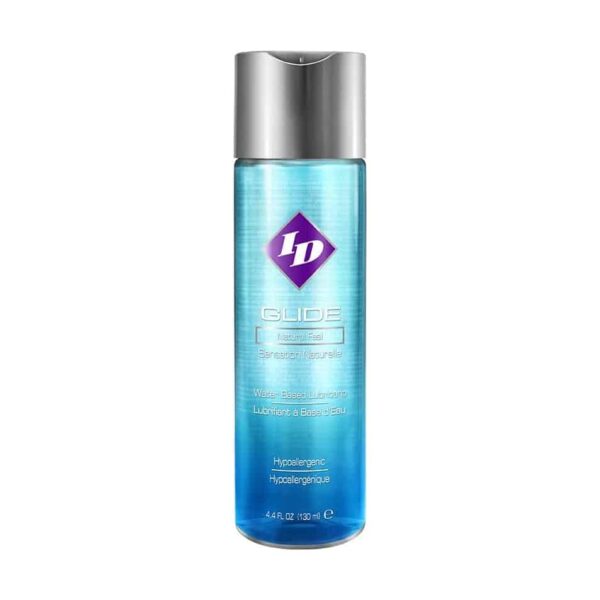 id glide nautural feel water based lubricant 4.4oz. anal vaginal sex liquid silky slippery lube