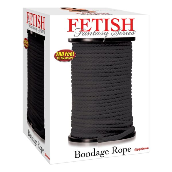 fetish fantasy bondage rope 200 feet black shibari bond tied up hog tie bdsm restraints japanese silk rope