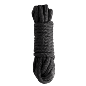 sinful nylon rope 25 ft black restraints bdsm bondage shibari kinky submissive tied up dominant