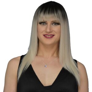 Hailey - Black to Silver Wig