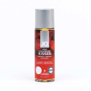 jo h2o water based lubricant flavored lube strawberry kisses anal vaginal sex eating out cunnilingus