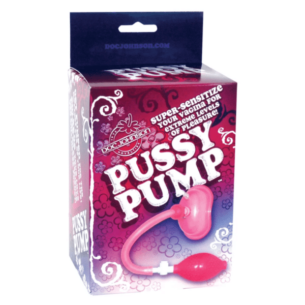 pink pussy pump doc johnson sensatize your vagina enlarger pleasure