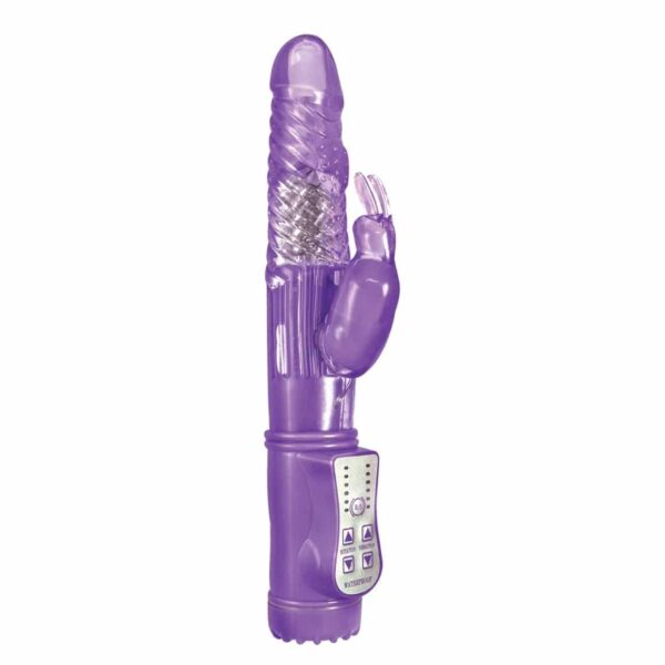Energize her bunny vibrator flicking motion purple vibe rotation battery operated