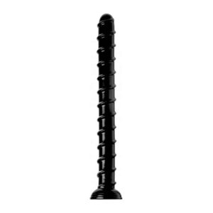 hosed swirl hose textured 18 inch dildo anal hose twisted black dildo suction cup