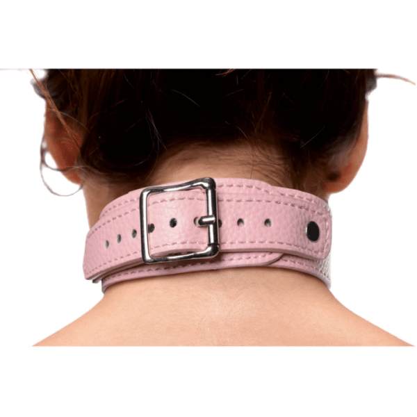 miss behaved pink chest harness fetish clothing body harness sexy restraint slutty bdsm festival party rave outfit accessory