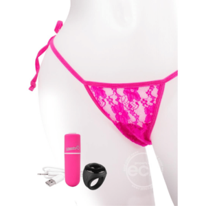 my secret rechargeable vibrating panty set pink remote control ring usb charger screaming o high quality long lasting charge pink panties bullet vibrator date night solo or partner play toy