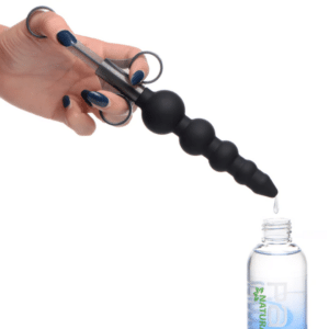 master series silicone beads lube launcher graduated lubricant shooter anal play sex toy lube
