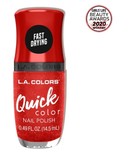 la colors, l.a. color, quick color, fast, drying, nail polish, cnl, clear, spark, fury, perky, swift, at once, hustly, snappy, moment ,impatient, eager, go-getter, ambitious, hyper, fireblal, dashing, fury