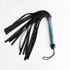 handmade handcrafted hand flogger whip cat o 9 nine tails rubber latex leather whip