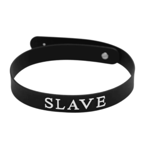 master series silicone slave collar adjustable sexy sleek submissive dominant bdsm bondage pet play collar