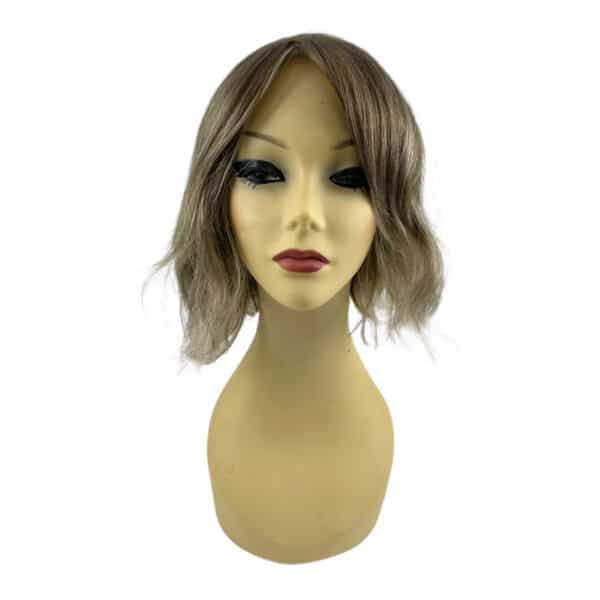 adeline ice blonde short wavy wig mature synthetic wig lace front sexy bob