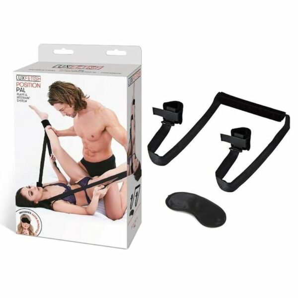 lux fetish position pal adjustable straps back support ankle cuffs missionary style sex helper master submissive dominant sub domme dom