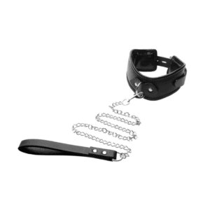 strict padded locking posture collar black chain leash pet play submissive dominant kitten kitty puppy play kinky bdsm bondage