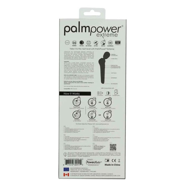 BMS Factory Palm Power Extreme Flexible Head Hitachi Wand Massager Vibrator BMS 30928