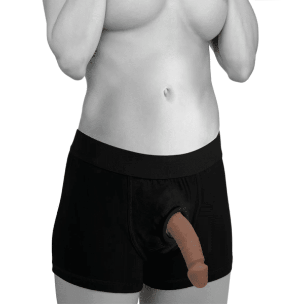 strap u buldge packer dildo caramel ftm transgender packing penis realistic dick penis cock