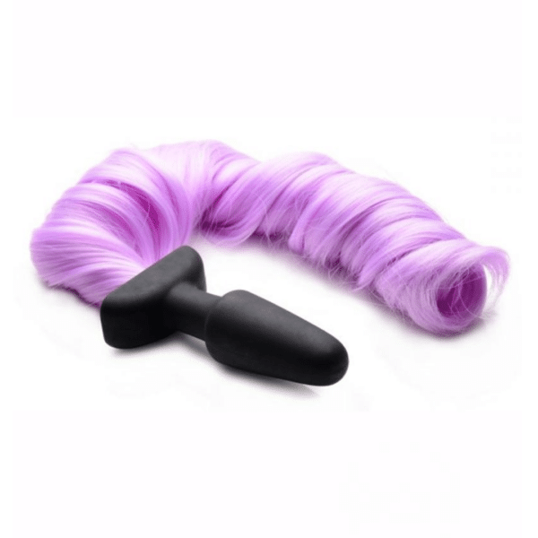 tailz purple pony tail anal plug fantasy horse tail fantasies come true roleplay butt stuff anal play ass play anal sex toy