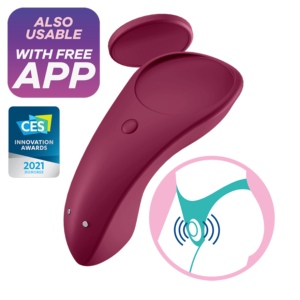 Satisfyer Sexy Secret Remote Bluetooth Discreet Panty Vibe Vibrator