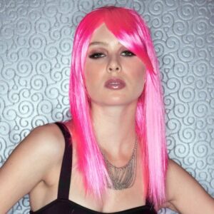 fortune hot pink medium wig straight sepia