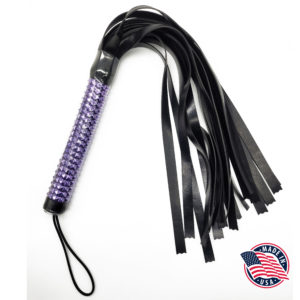 Primal Pleasures Janets Dungeon Locally Handcrafted Neoprene Flogger Impact Play Whip Cat O Nine