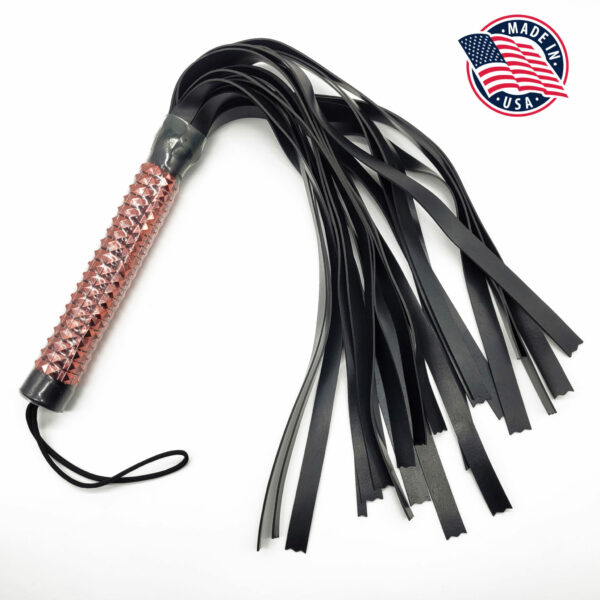 Primal Pleasures Janets Dungeon Locally Handcrafted Neoprene Flogger Impact Play Whip Cat O Nine