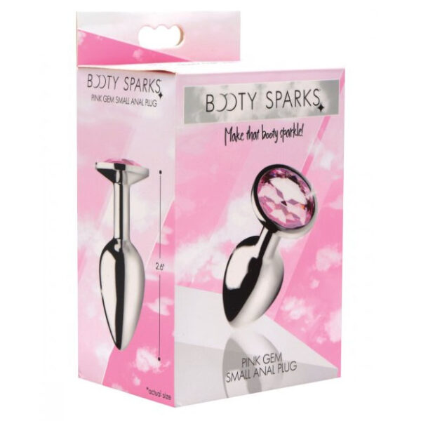 XR Brands Booty Sparks AF631 Pink Gem Butt Plug Sissy Toys