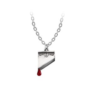 Alchemy of England Marie Antionette Guillotine Blade Necklace Pendant