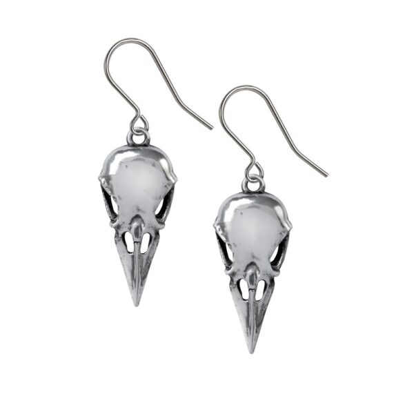 Alchemy of England Coeur Crane Earrings E462 Goth