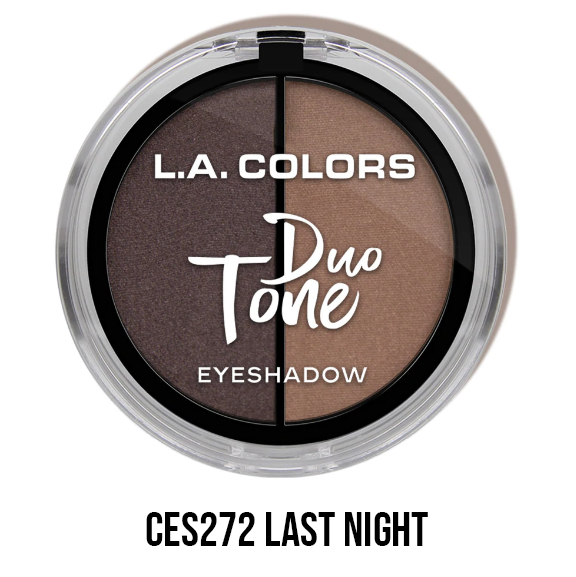 LA Colors Duo Tone Eyeshadow Palette 2 Colors 12 Shades