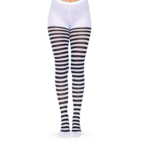 Leg Avenue Jada Striped Pantyhose Tights