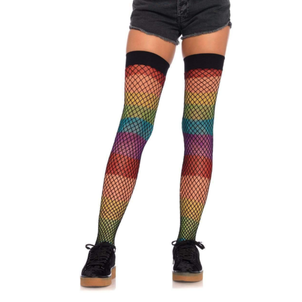 Leg Avenue 9994 Pride LGBTQ Transgender Gay Lesbian Rainbow Tights Stockings