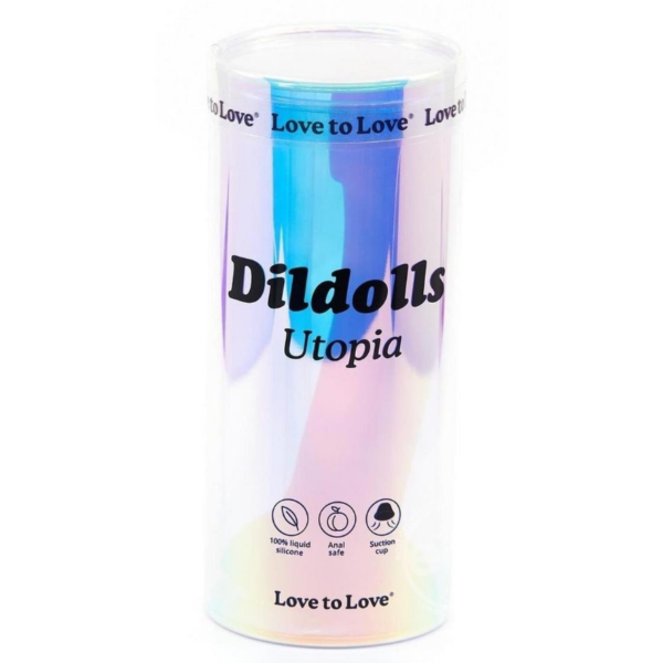Love to Love DilDolls Glow Multi Color Dildo Dong