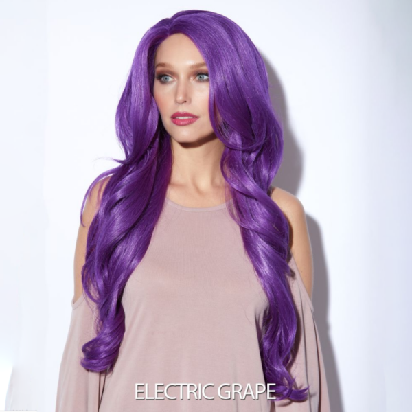 Kim Blush Sepia Lace Front Heat Resistant Purple Wig