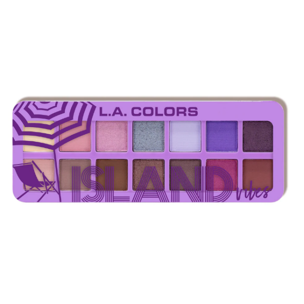 LA Colors Coastal Chill Eyeshadow Palette Makeup for Crossdressers