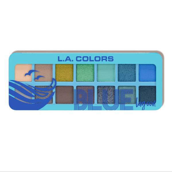 LA Colors Coastal Chill Eyeshadow Palette Makeup for Crossdressers