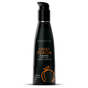 Wicked 90384 Sweet Peach Flavor Lube Lubricant