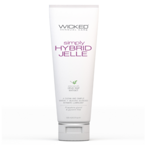 Wicked Sensual Care Aqua Jelle Hybrid Gel Silicone Water Based Lube Lubricant