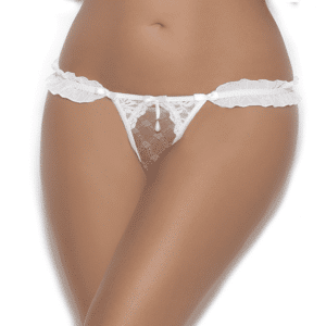 Elegant Moments Lingerie Sissy Panty Panties Crotchless G String 2492