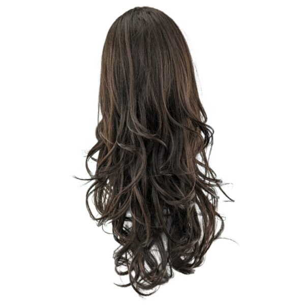 Selena 4 Dark Brown Long Loose Curl Wavy Wig