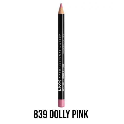 NYX SPL eyeliner dolly pink 839 slim eye pencil