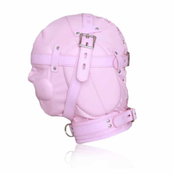Sissy Pink Sensory Deprivation Bondage Hood