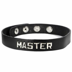 Master wordband collar sexy spartacus leash bdsm