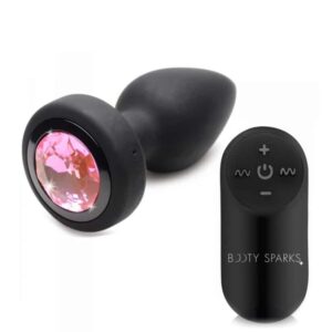 booty spark rechargeable vibrating anal plug butt stuff remote controlled8558