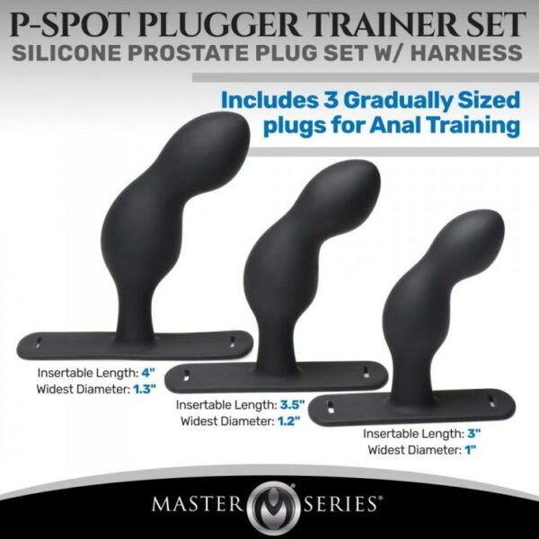 Anal Sissy Training Butt Plug Prostate ED Dilator Master Series