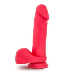 ruse big poppa dildo with balls and suction cup strap on compatible anal vaginal toy sex toy lubricant compatible straight gay lesbian dong dick cock