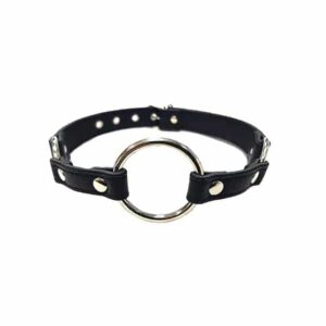 Rouge O Ring Leather Blowjob Ring Gag
