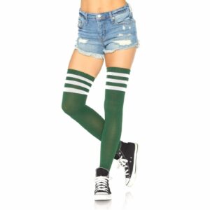 gina athletic thigh high socks 6605 hunter green bartenders strippers sissy crossdressers erotic dancers st patricks day