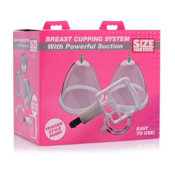 size matters breast cupping system pump with powerful suction trigger style pump nipple pump easy to use breast pump